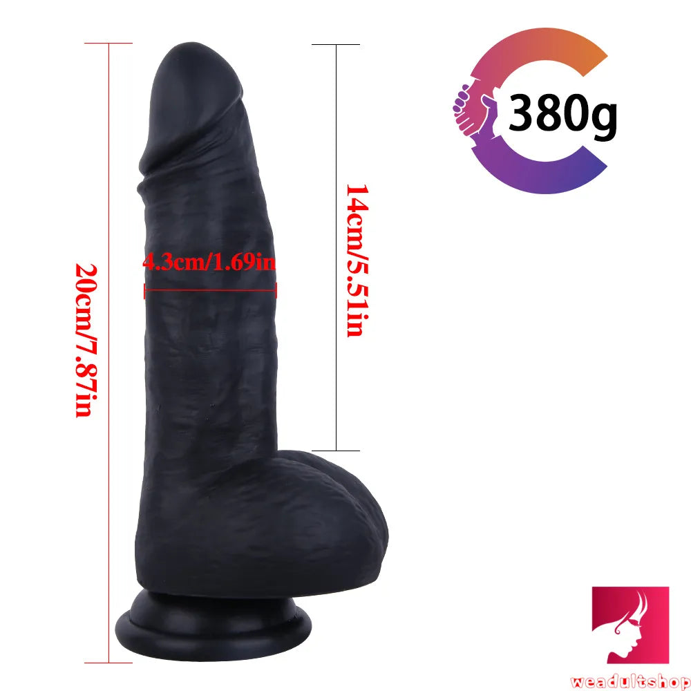 7.87in Penis G-spot Realistic Dildo with Suction Cup Adult Sex Toy