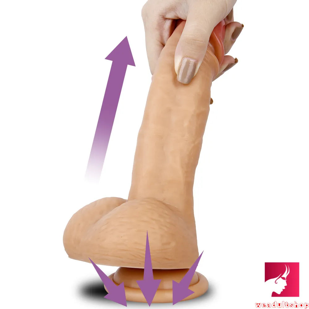 7.87in Penis G-spot Realistic Dildo with Suction Cup Adult Sex Toy