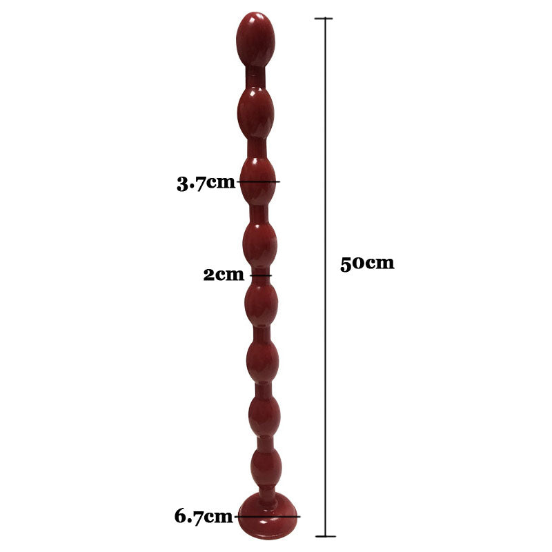 Pull Beads Butt Plug Men Prostate Massage Long Anal Plug - Adult Toys