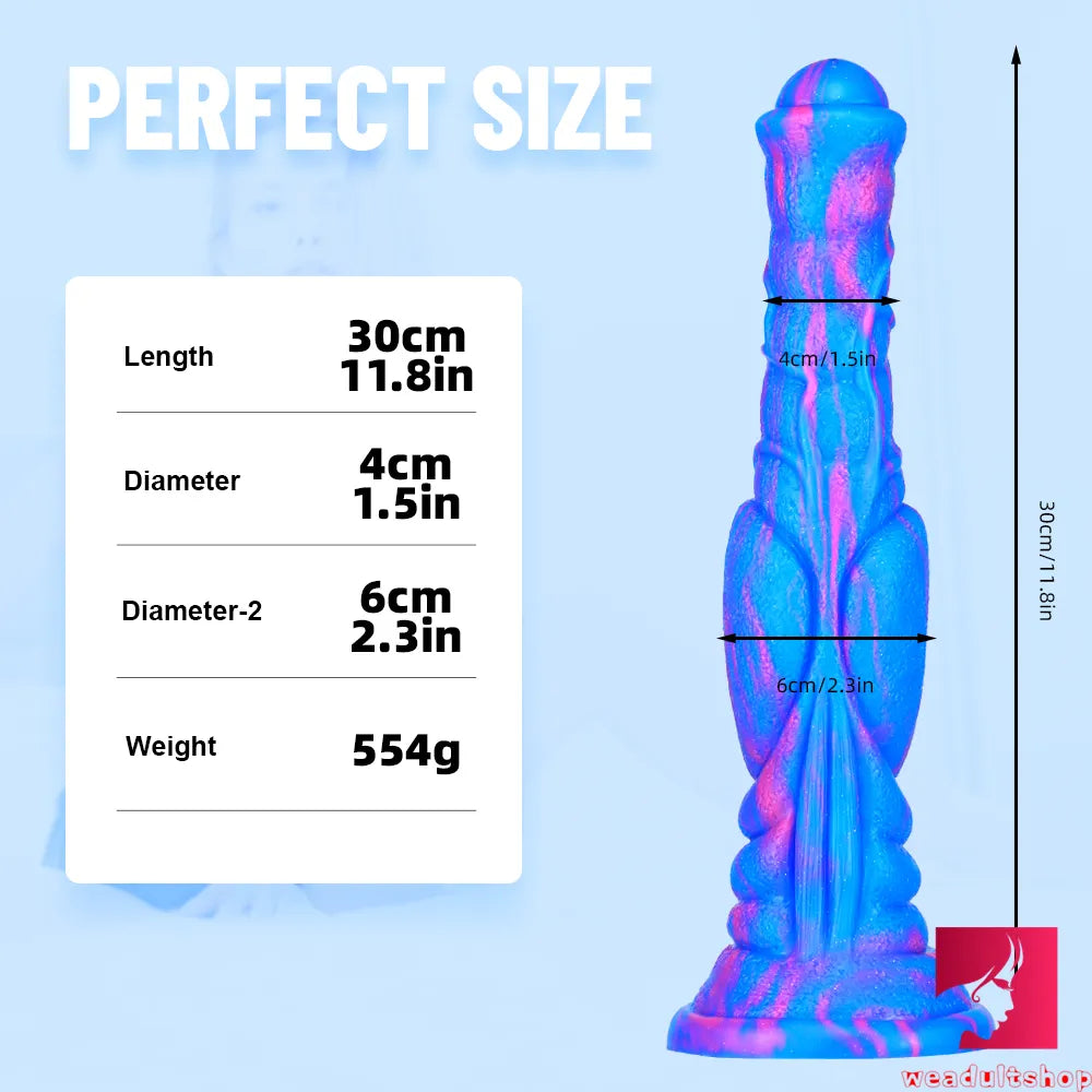 11.8in Huge Thick Animal Long Horse Dildo For Anal Massaging