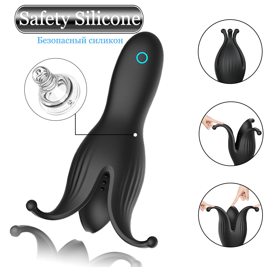 Deep Throat Penis Exerciser Nipple Stimulator Automatic Male Masturbator - Adult Toys