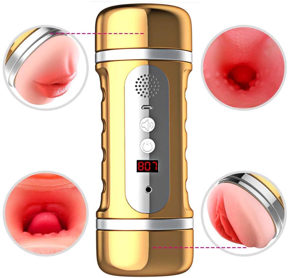 3D Realistic Double Head Automatic Masturbator - Adult Toys