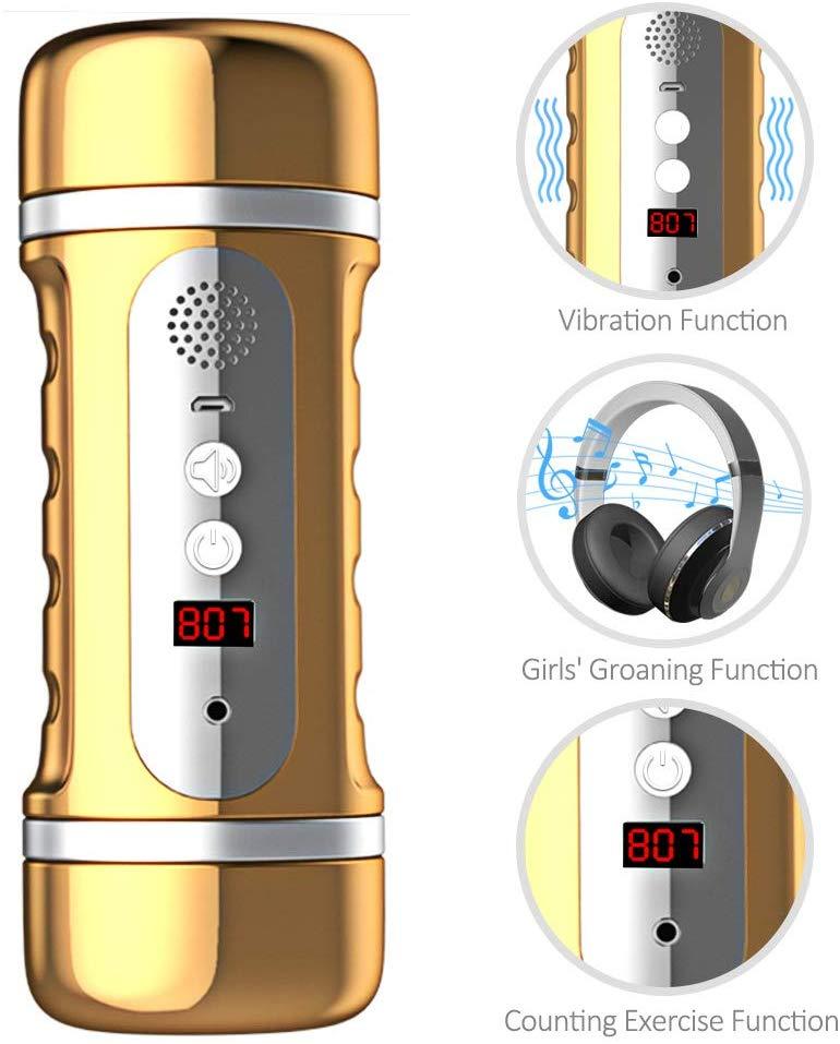 3D Realistic Double Head Automatic Masturbator - Adult Toys