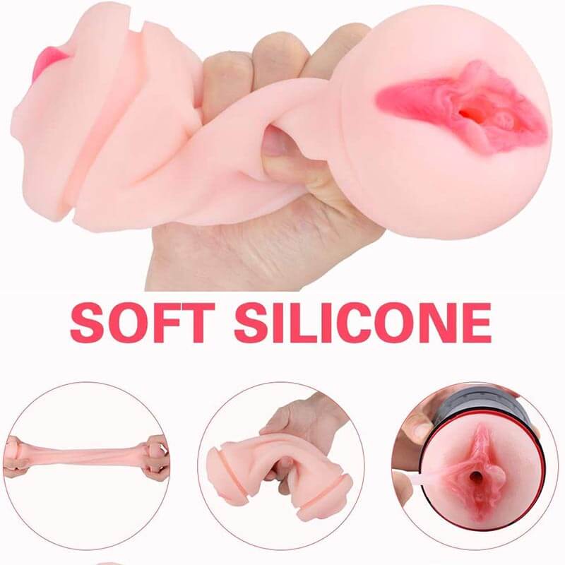 Pussy To Mouth Deep Throat Oral Sex Toy Male Stroker Toy - Adult Toys