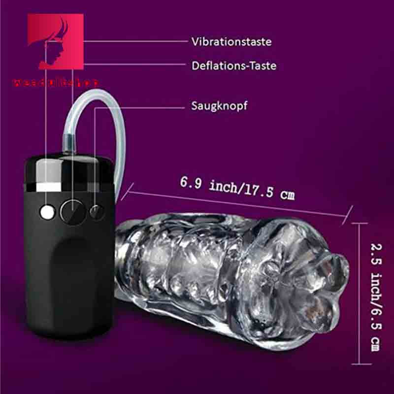 Pocket Pussy Blowjob Glans Sucking Male Sex Toy - Adult Toys