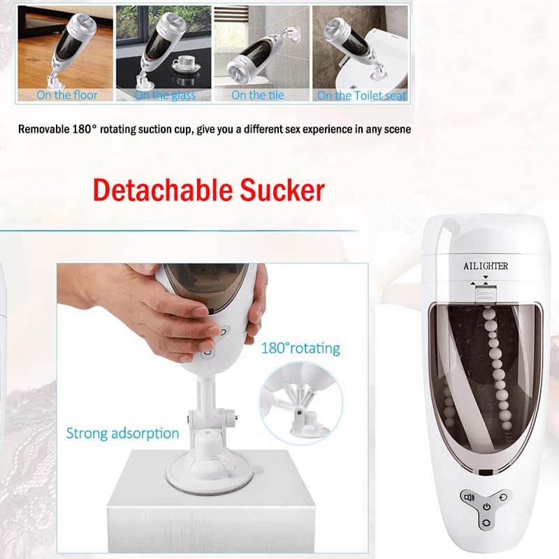 Clit Sucking Sex Toy Pussy Suction Automatic Penis Stroker - Adult Toys