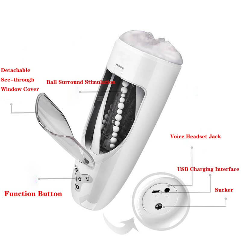 Clit Sucking Sex Toy Pussy Suction Automatic Penis Stroker - Adult Toys