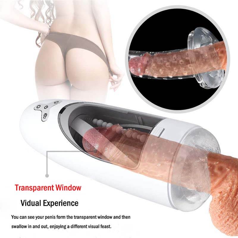 Clit Sucking Sex Toy Pussy Suction Automatic Penis Stroker - Adult Toys