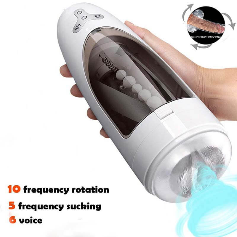 Clit Sucking Sex Toy Pussy Suction Automatic Penis Stroker - Adult Toys