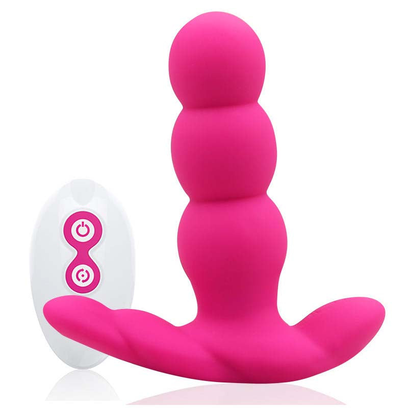 Vibrating Butt Plug Underwear Rotating Anal Beads - Adult Toys