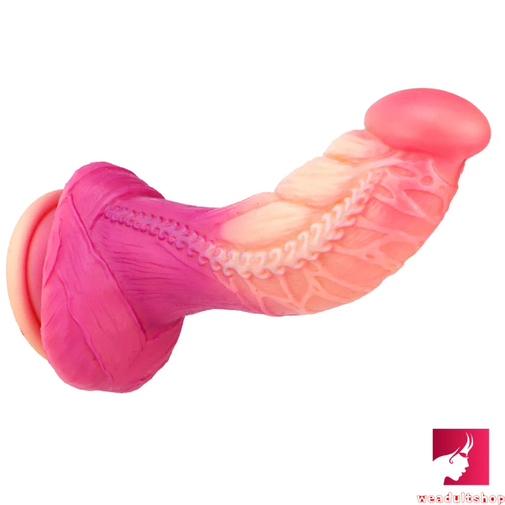 7.6in Soft Fantasy Penis Lesbian Dildo Stimulator For Women