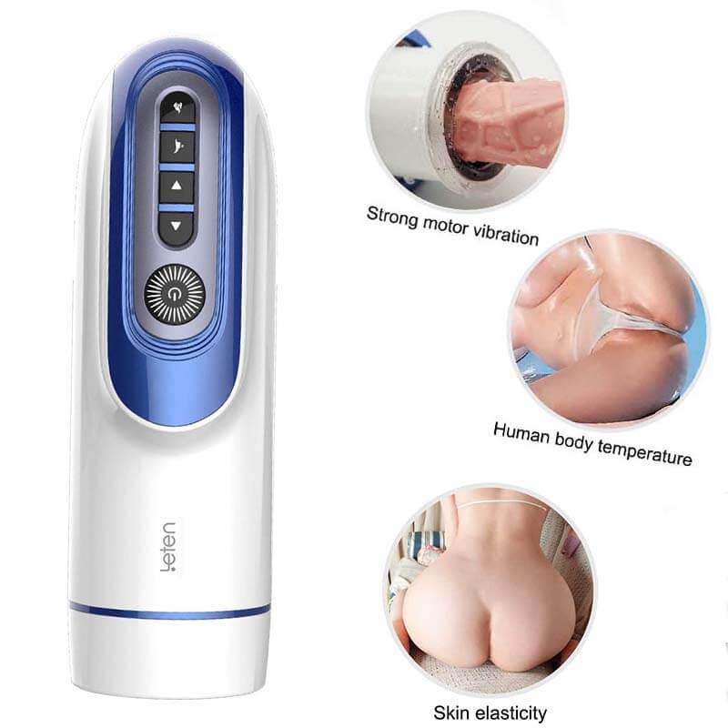 Leten Automatic Masturbator Piston Moaning Sex Toy - Adult Toys