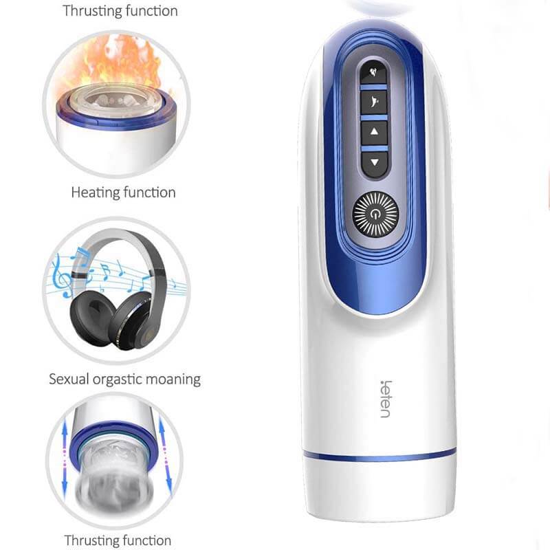 Leten Automatic Masturbator Piston Moaning Sex Toy - Adult Toys