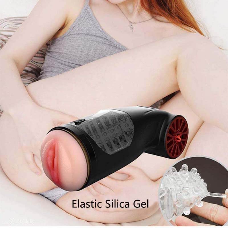 Automatic Thrusting Rotation Pussy Masturbator Sucking Real Vagina For Men - Adult Toys