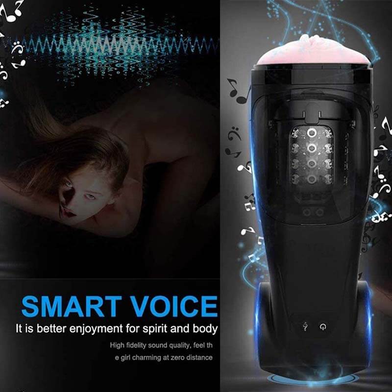 Automatic Thrusting Rotation Pussy Masturbator Sucking Real Vagina For Men - Adult Toys