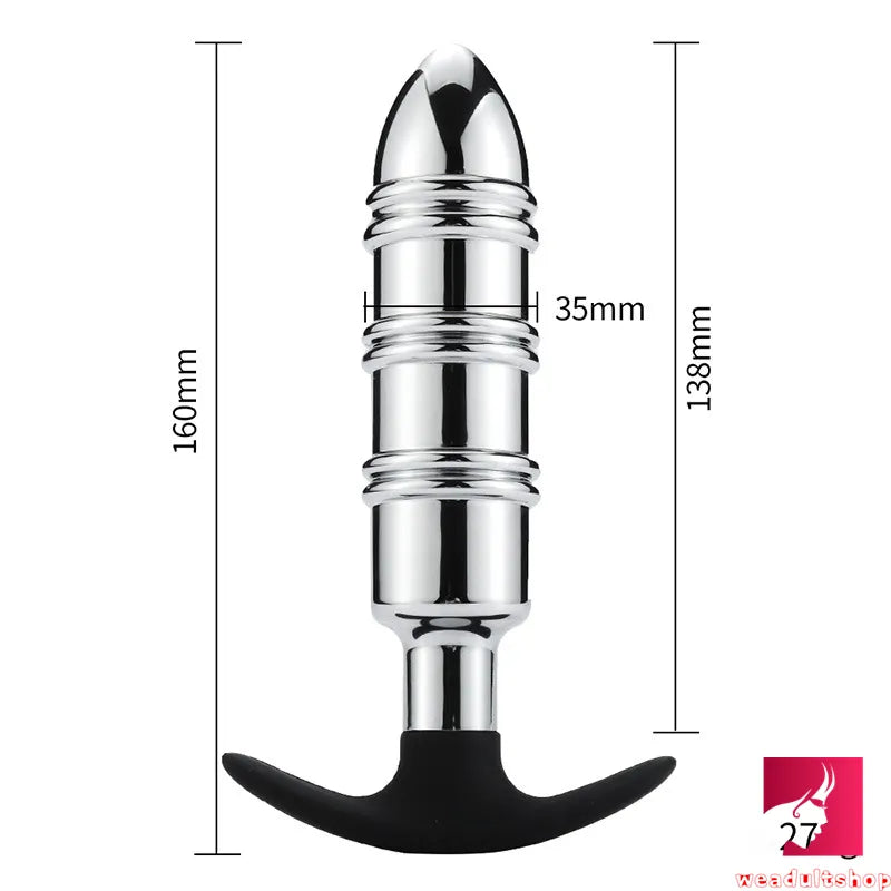 6.3in 6.5in Metal Real Bullet Solid Dildo For Women Masturbator