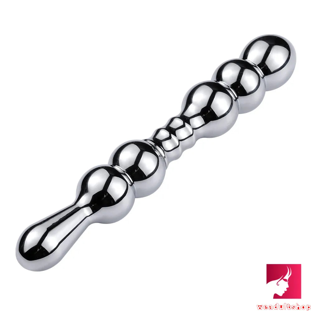 7.09in 7.48in 8.27in Dual Heads Stainless Steel Dildo Butt Plug