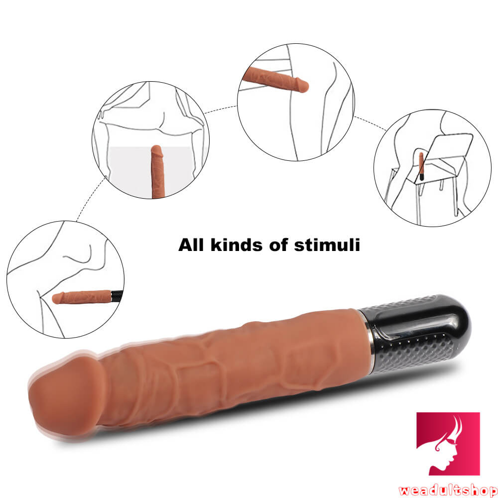 7.87in 10 Frequencies Vibrating Modes Dildo Sex Toy For Women