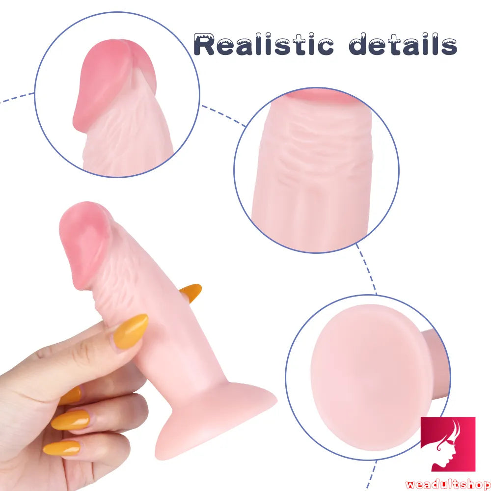 4.72in Mini Super Realistic Penis Dildo For Female Masturbation