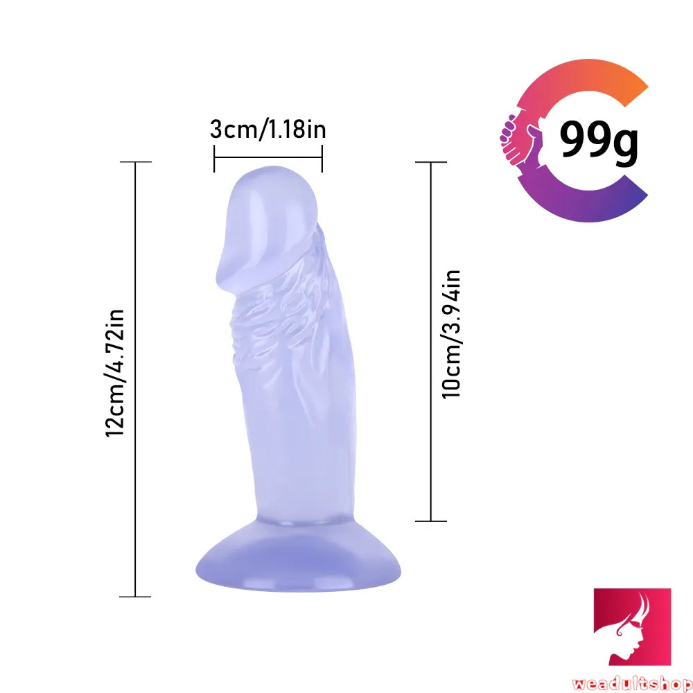 4.72in Mini Super Realistic Penis Dildo For Female Masturbation