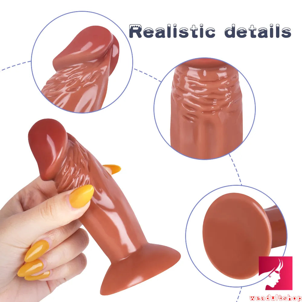 4.72in Mini Super Realistic Penis Dildo For Female Masturbation