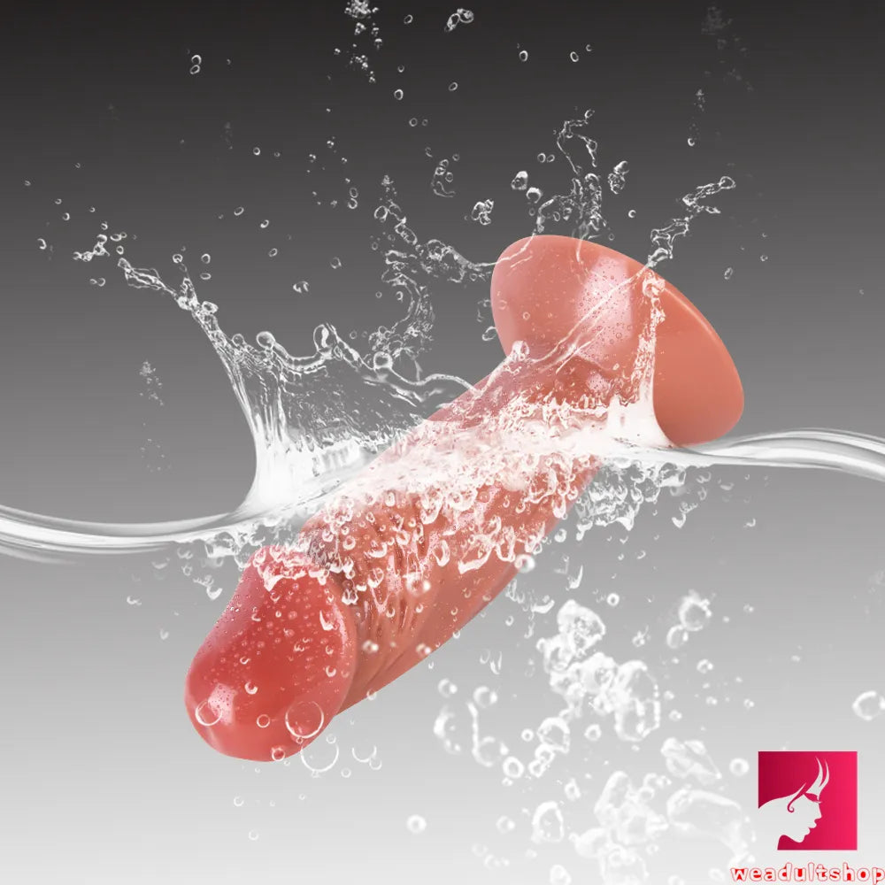 4.72in Mini Super Realistic Penis Dildo For Female Masturbation