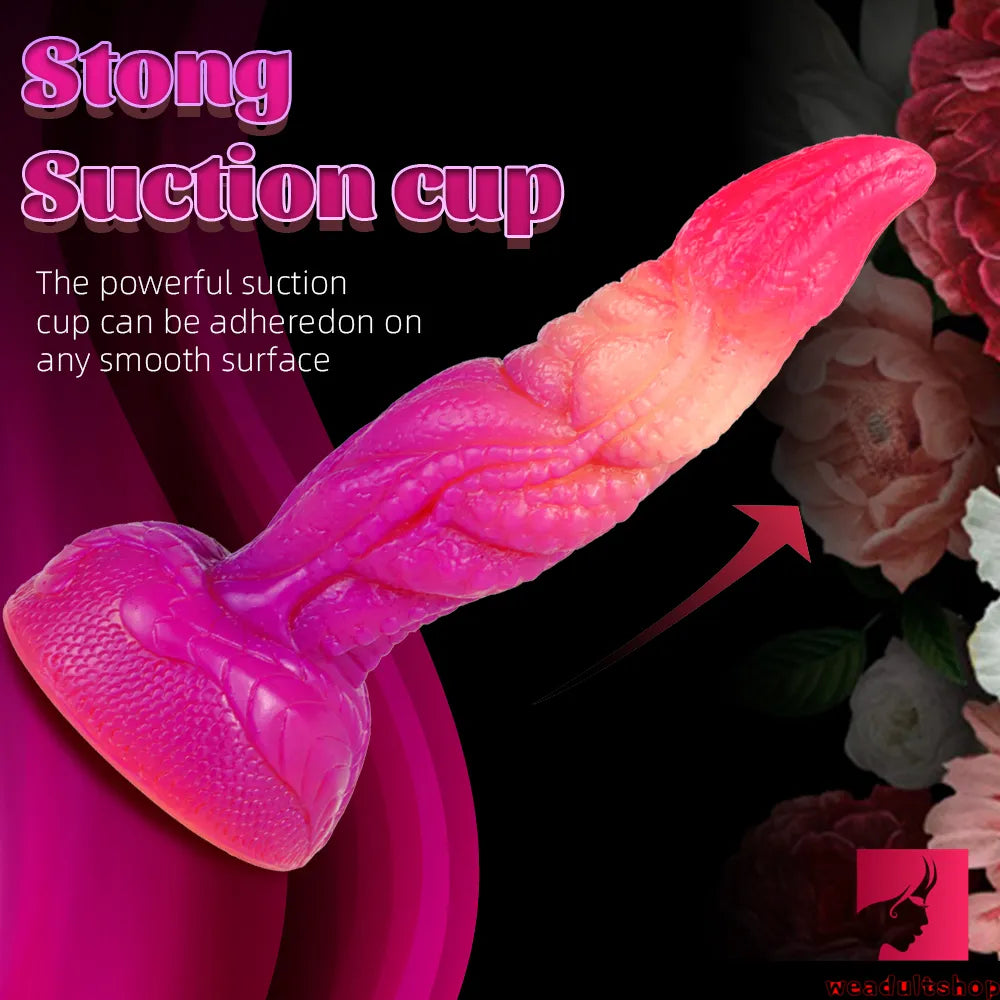 7.87in Ombre Octopus Tentacle Monster Fantasy Soft Dildo