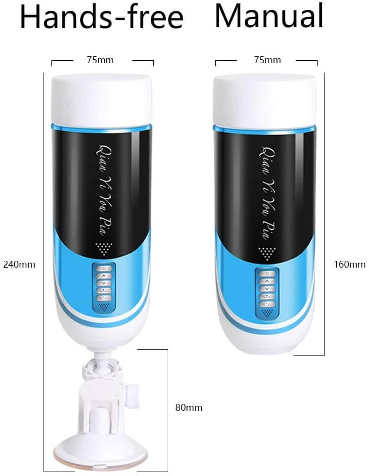 3in1 Stimulating Handsfree Blowjob Rotating Male Masturbator Best Sex Toys