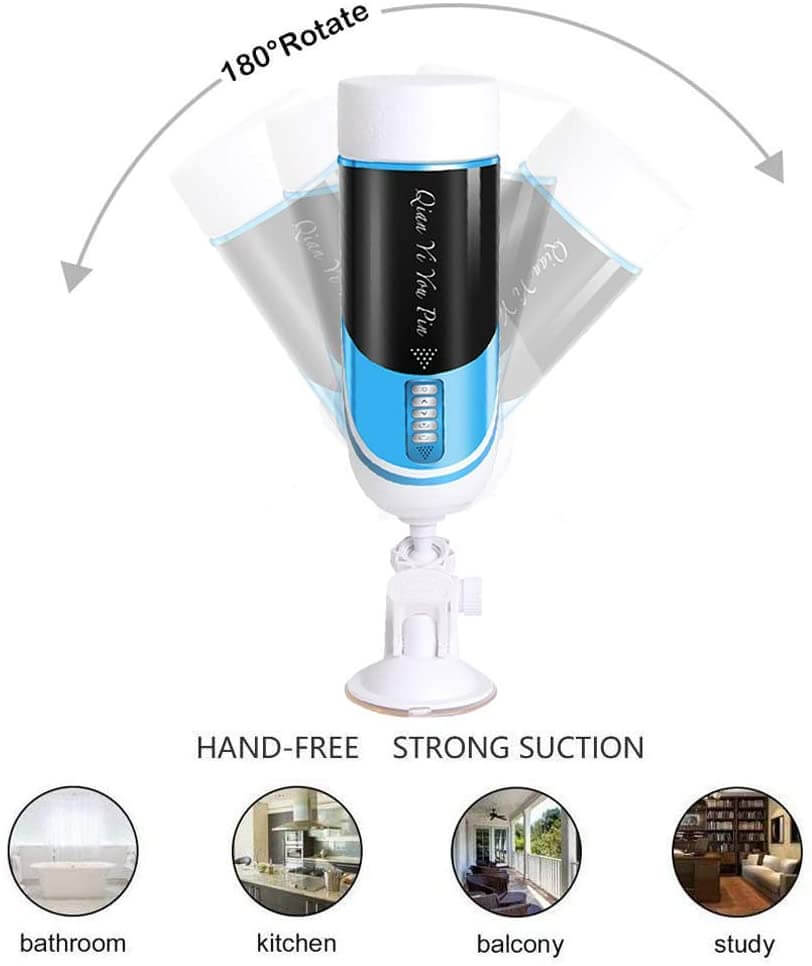 3in1 Stimulating Handsfree Blowjob Rotating Male Masturbator Best Sex Toys