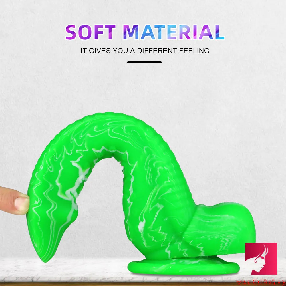 9.3in Large Fantasy Long Octopus Animal Dildo Crystal Sex Toy