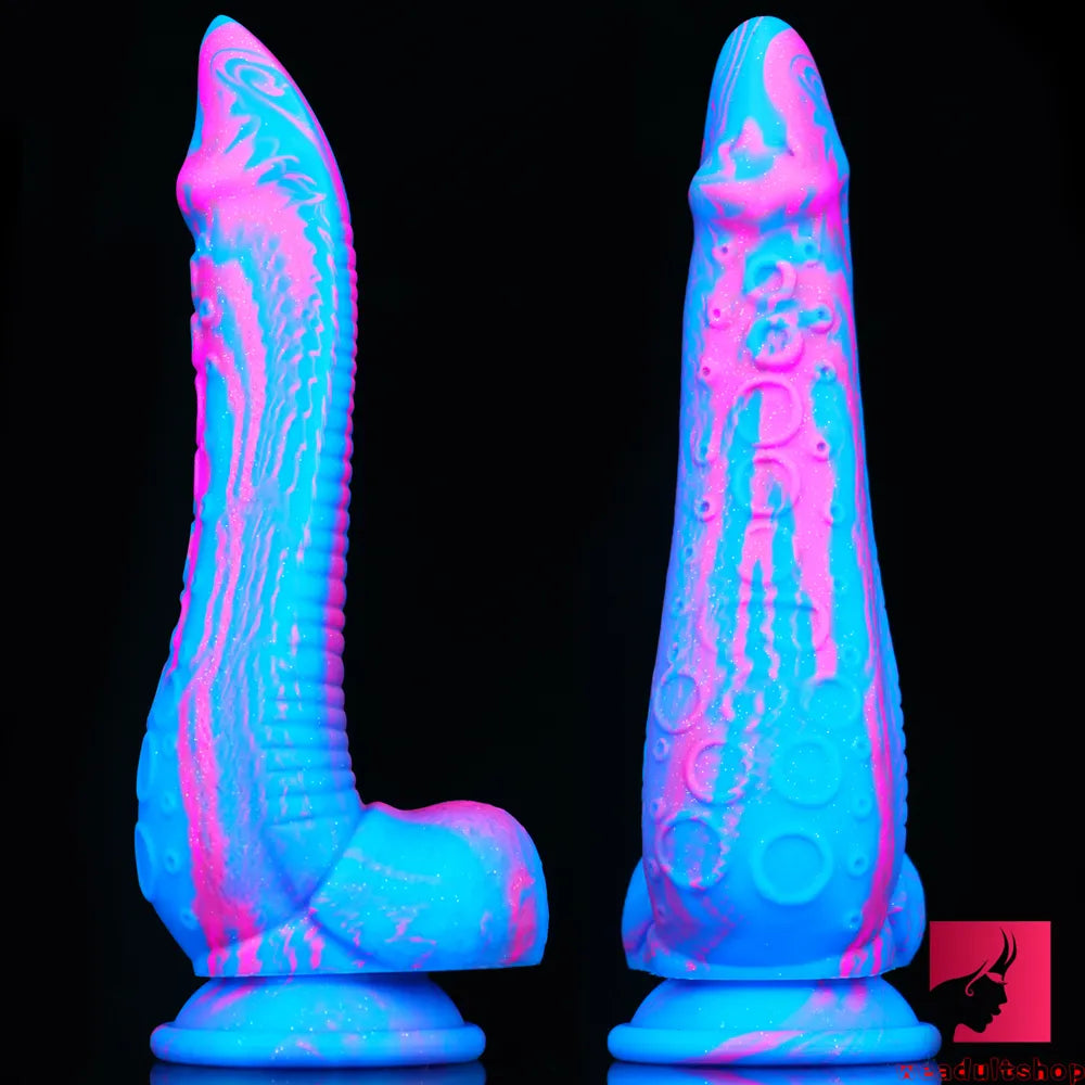 9.3in Large Fantasy Long Octopus Animal Dildo Crystal Sex Toy