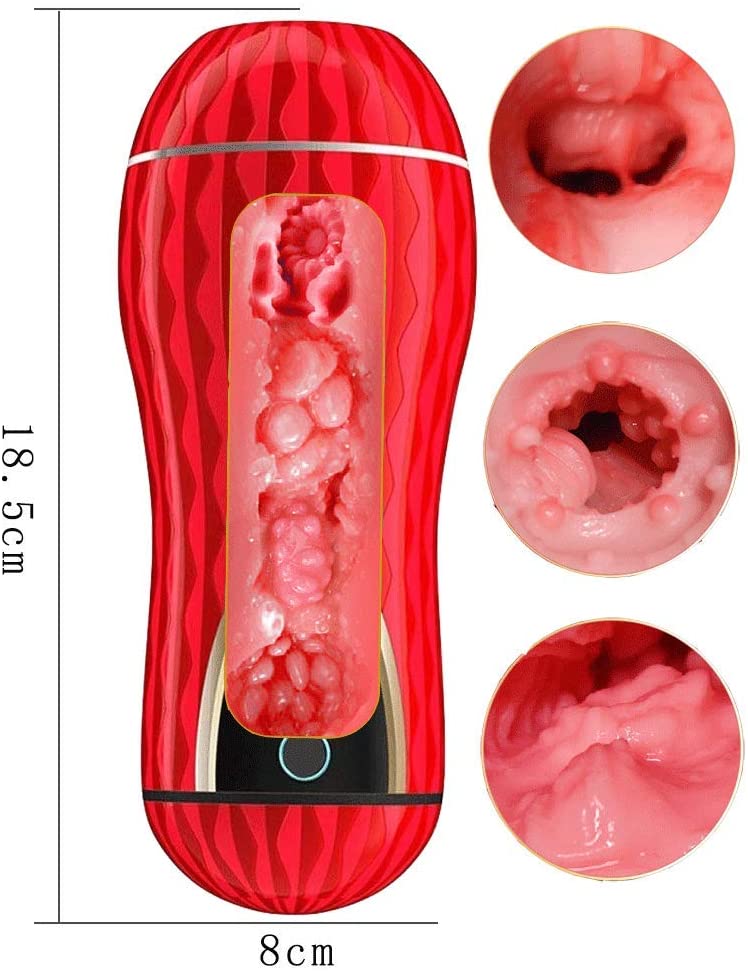 Portable Silicone Pocket Pussy Male Masturbation Cup - Adult Toys