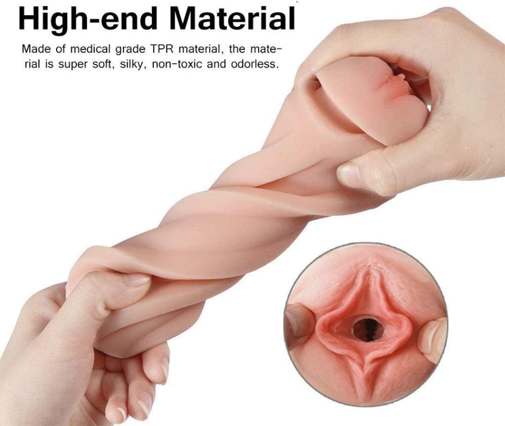 Portable Silicone Pocket Pussy Male Masturbation Cup - Adult Toys