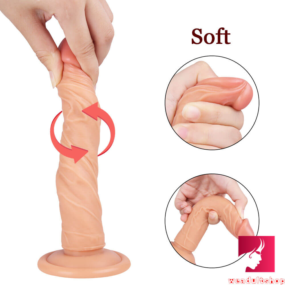 6.88in 3cm Thick Mini No Eggs Dildo Sex Toy For Women
