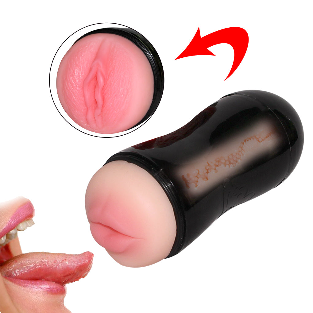 Men Cock Penis Stroker Masturbator Double Heads Men Toy weadultshop