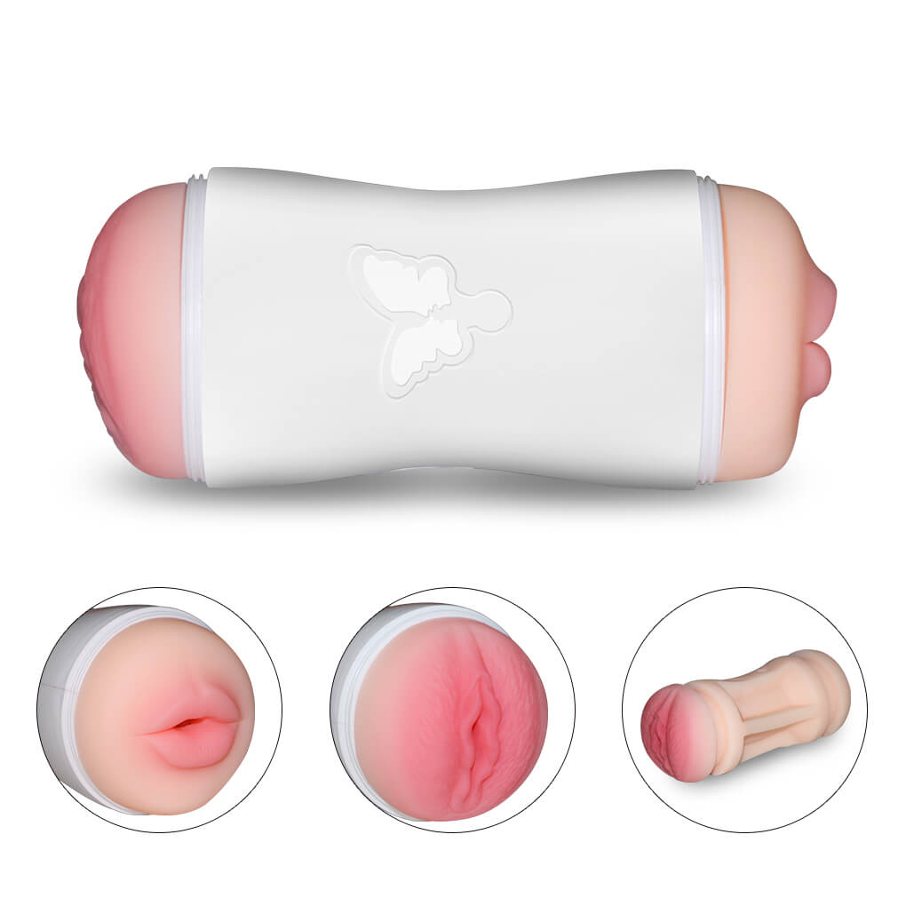 Men Cock Penis Stroker Masturbator Double Heads Men Toy weadultshop