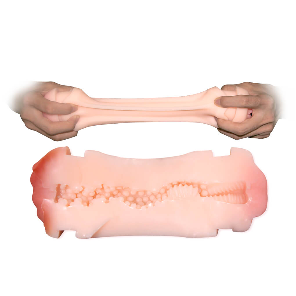 Men Cock Penis Stroker Masturbator Double Heads Men Toy weadultshop