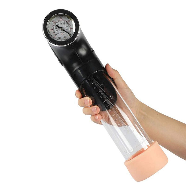 Electric Vacuum Penis Pump With Soft Sleeve For Bigger Penis