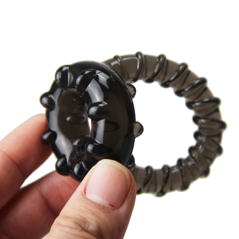 Triple Silicone Cock Ring For Men Delay Ejaculation Sex Toy - Adult Toys