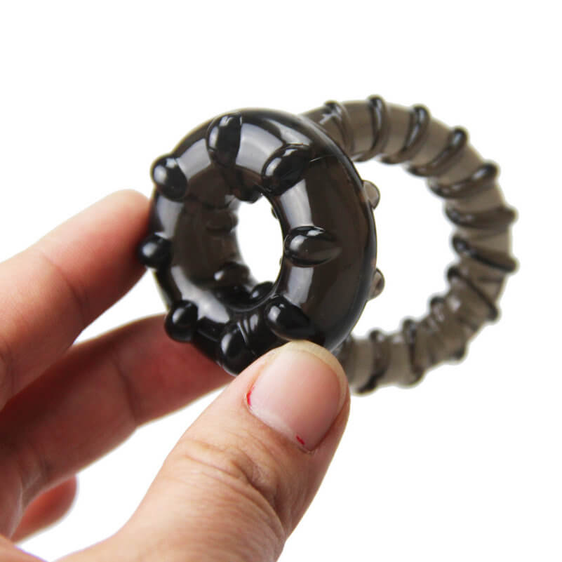 Triple Silicone Cock Ring For Men Delay Ejaculation Sex Toy - Adult Toys