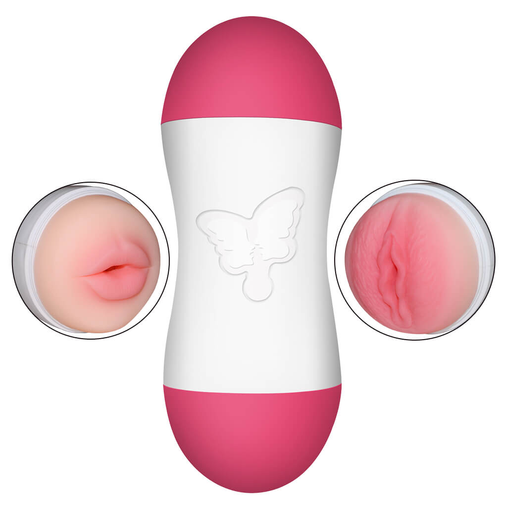 Men Cock Penis Stroker Masturbator Double Heads Men Toy weadultshop