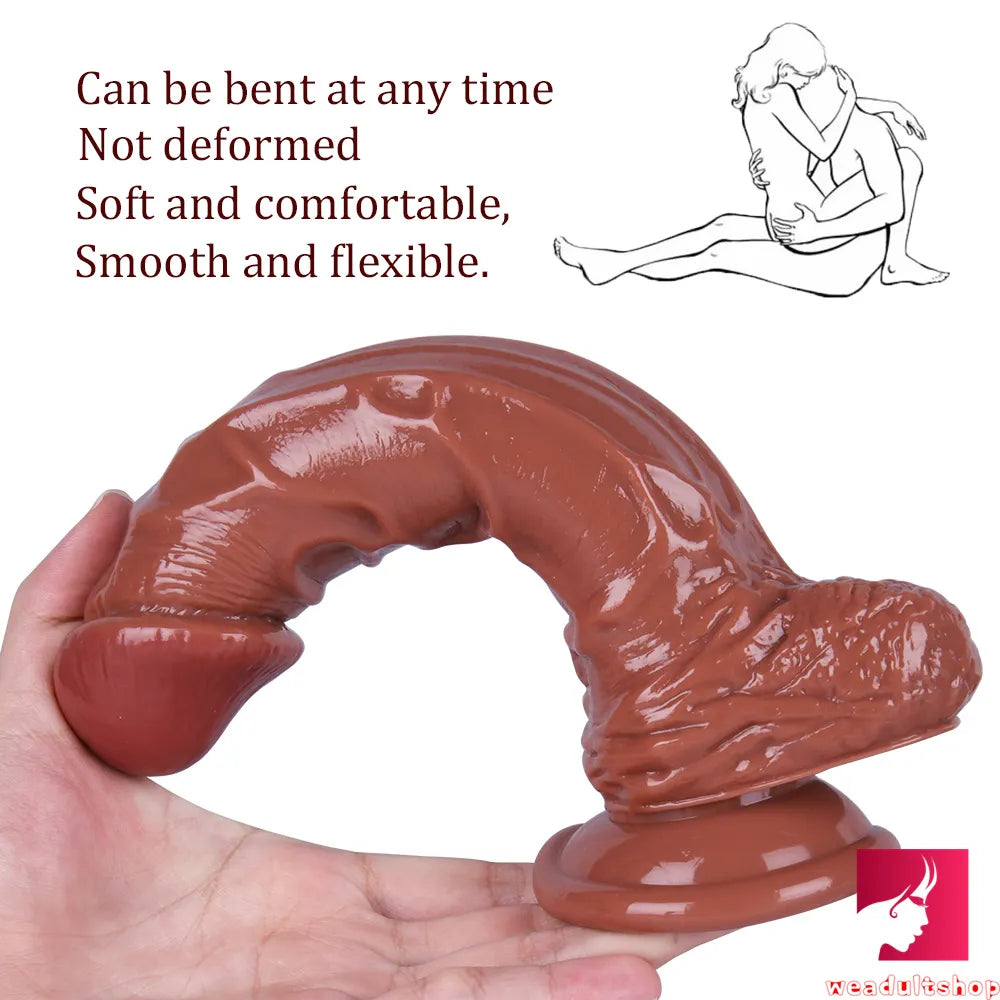7.87in Realistic Dildo Sex Toy For Female Masturbation Penis