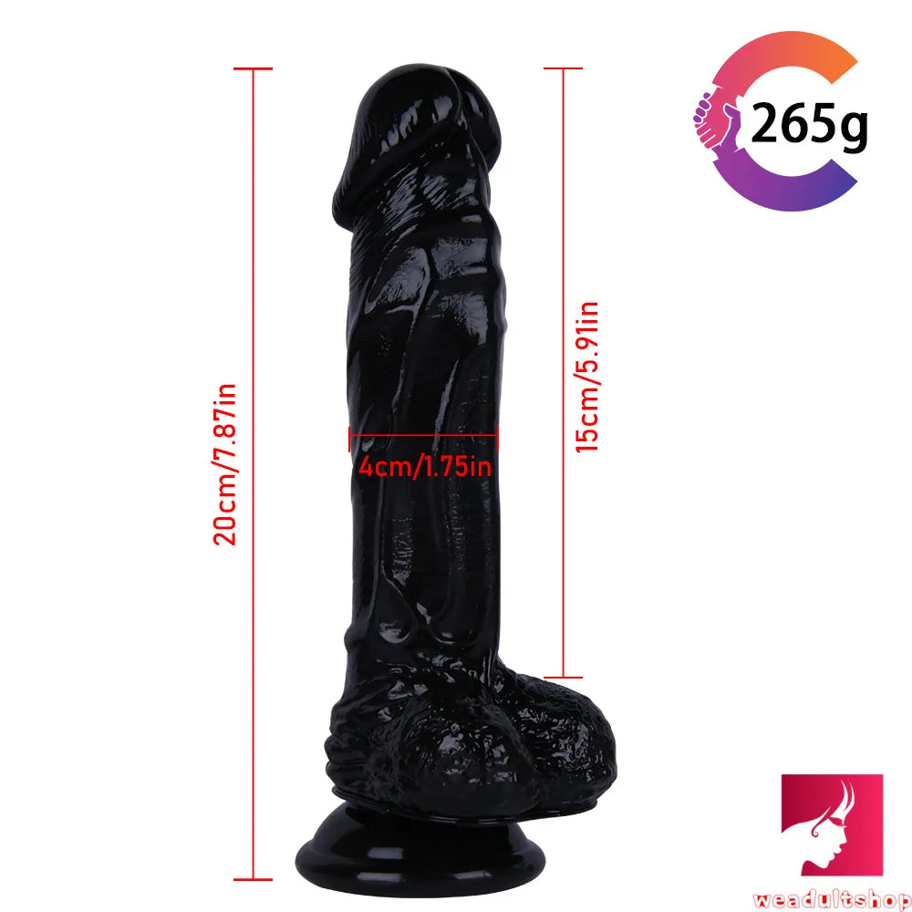 7.87in Realistic Dildo Sex Toy For Female Masturbation Penis