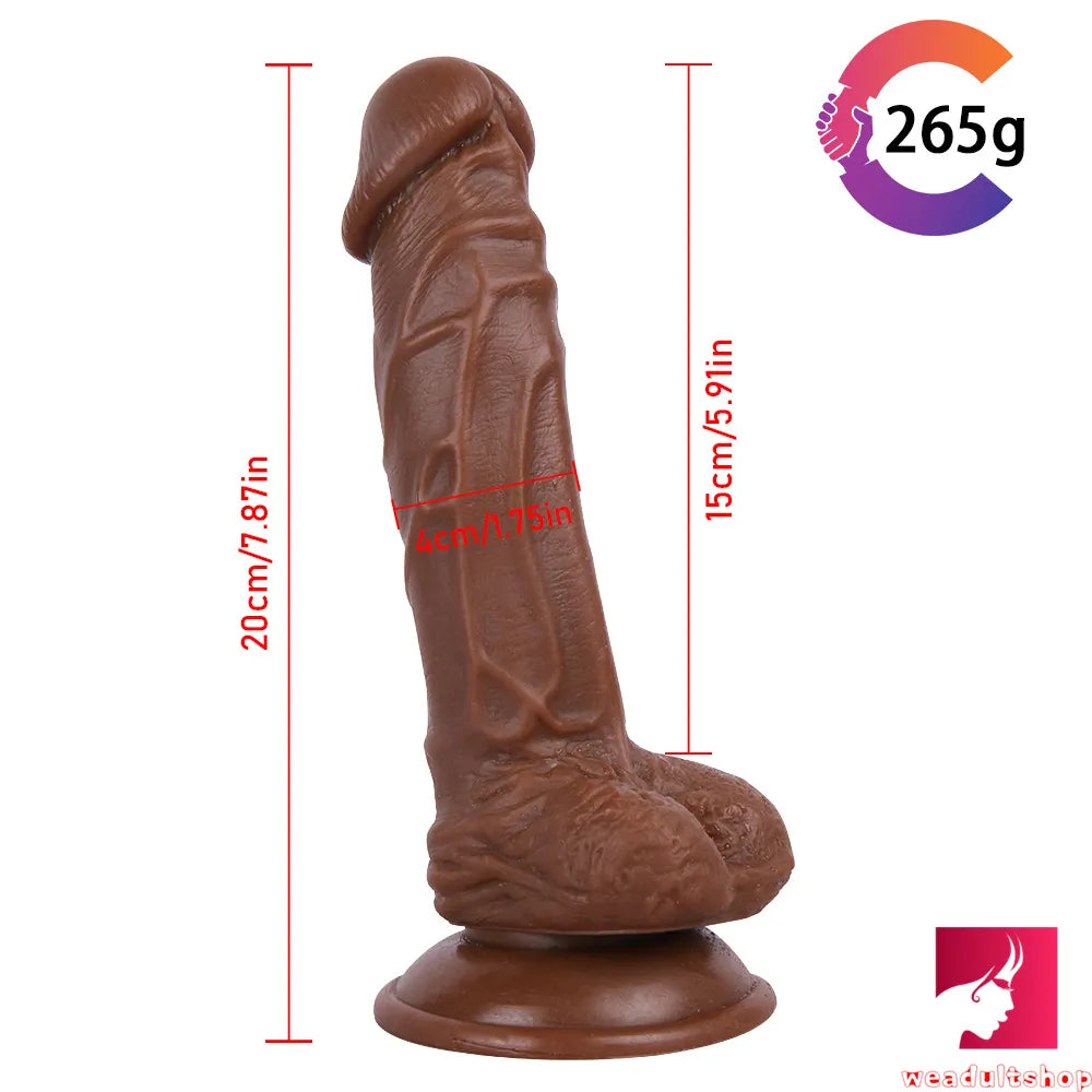 7.87in Realistic Dildo Sex Toy For Female Masturbation Penis