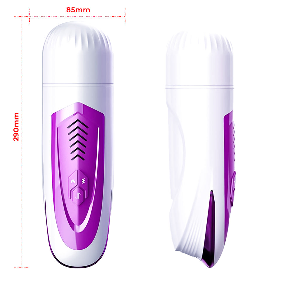 Dibe FF95 Fully Automatic Telescopic Heating Voice Male Masturbator - Adult Toys