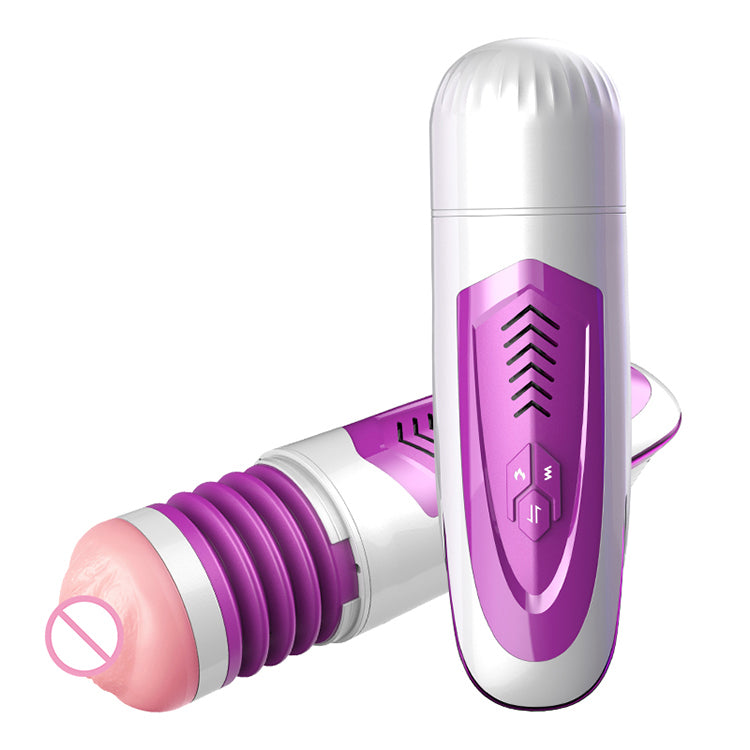 Dibe FF95 Fully Automatic Telescopic Heating Voice Male Masturbator - Adult Toys
