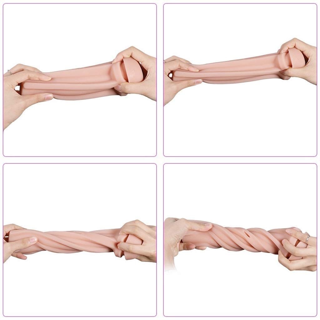 Portable Silicone Pocket Pussy Male Masturbation Cup - Adult Toys