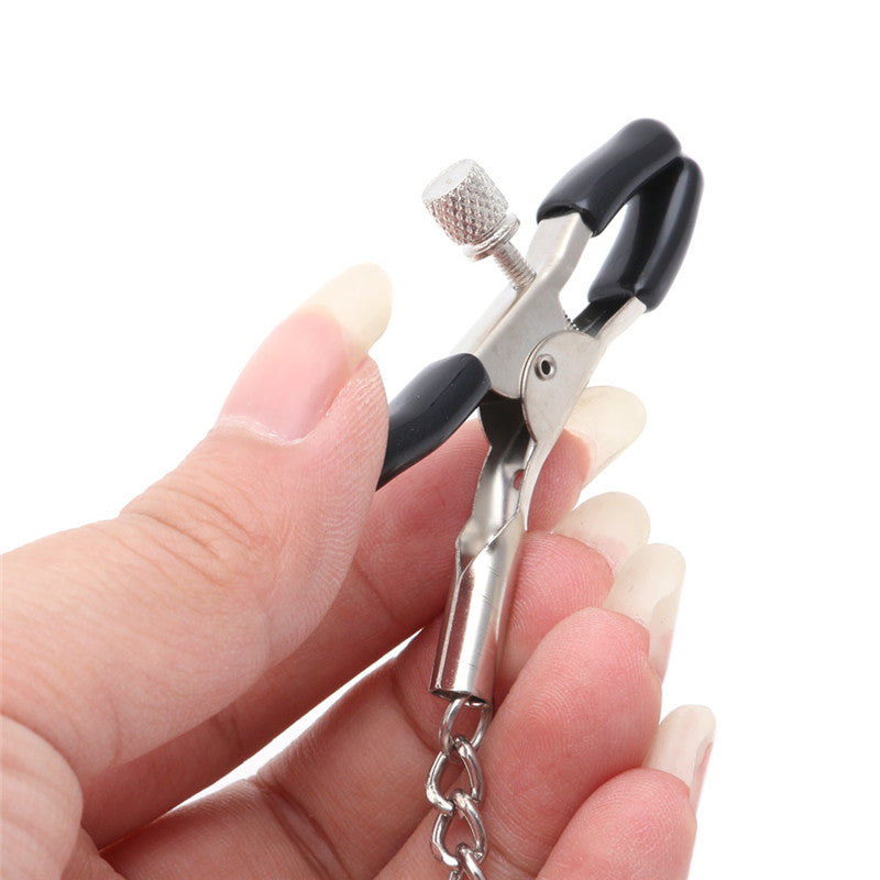 1 Pair 30cm Chains Nipple Clips - Adult Toys