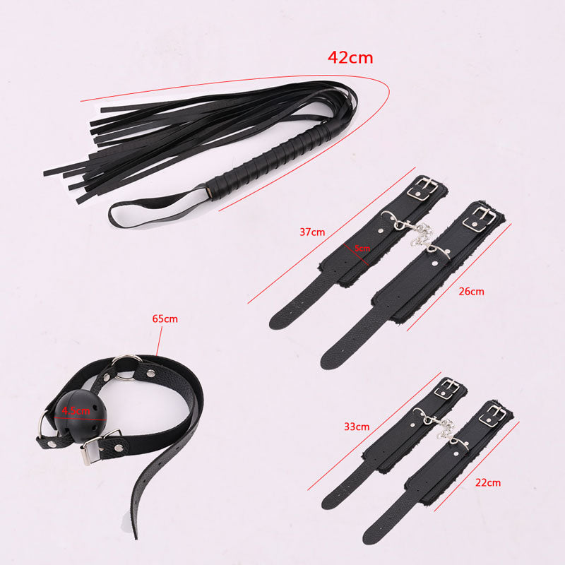 10 Pcs/set BDSM Sex Bondage Set - Adult Toys
