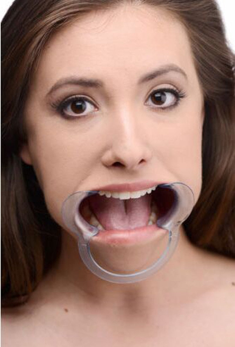 Open Mouth Gag Fetish Slave Ring - Adult Toys